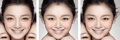 完全对称的面部