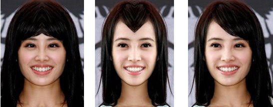 完全对称的面部