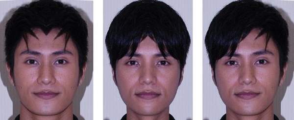 完全对称的面部