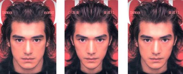 完全对称的面部