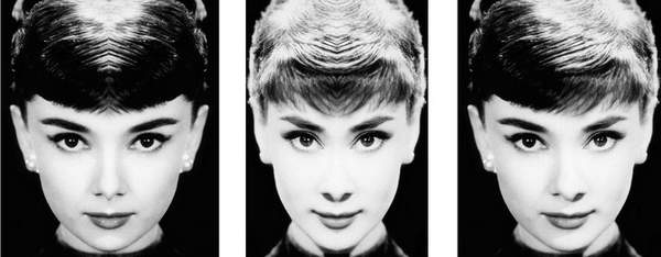 完全对称的面部