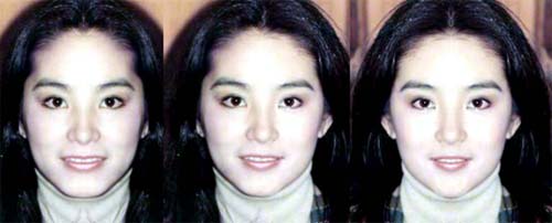 完全对称的面部