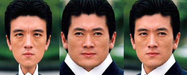 完全对称的面部