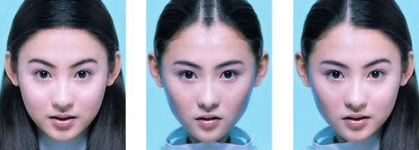 完全对称的面部
